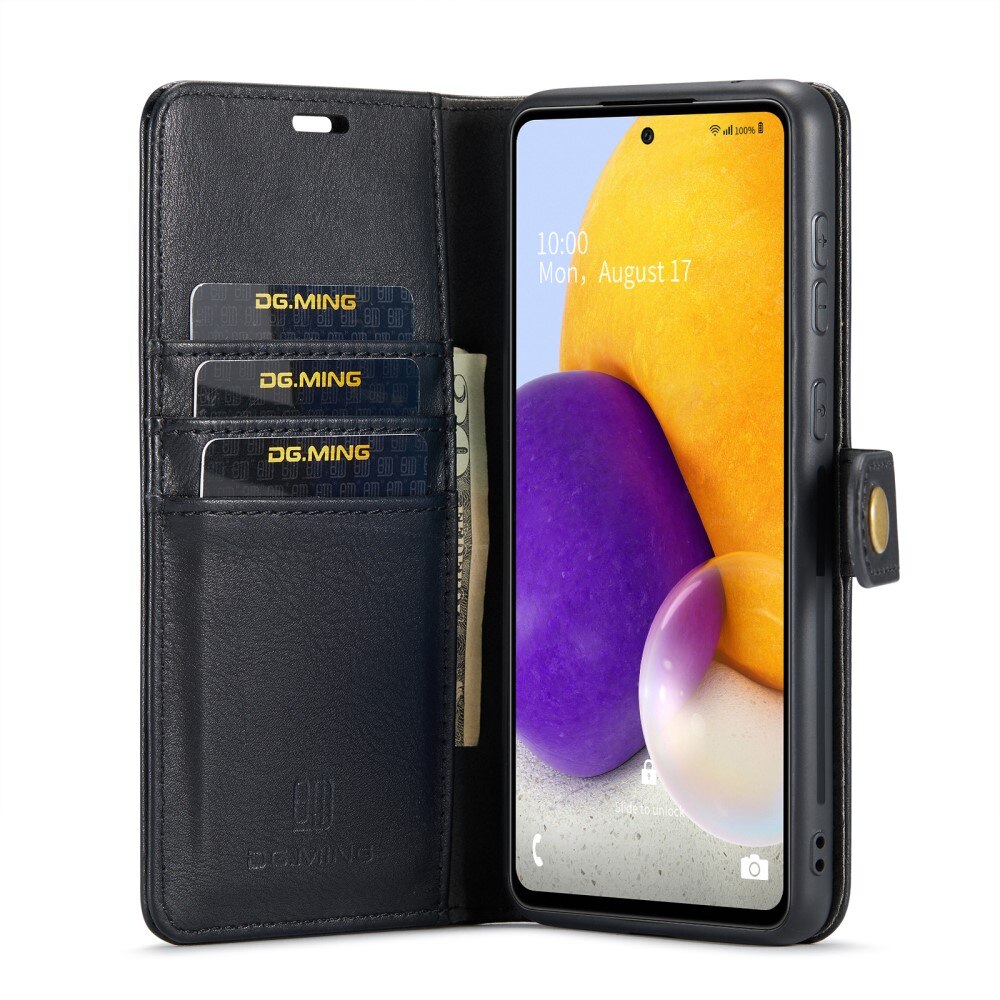 Étui portefeuille Magnet Wallet Samsung Galaxy A73 5G, Noir