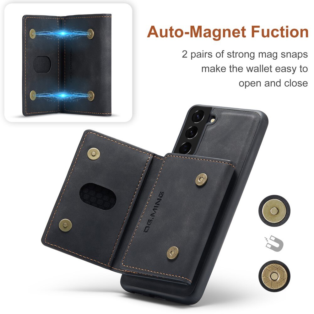 Coque Magnetic Card Slot Samsung Galaxy S22 Plus Black