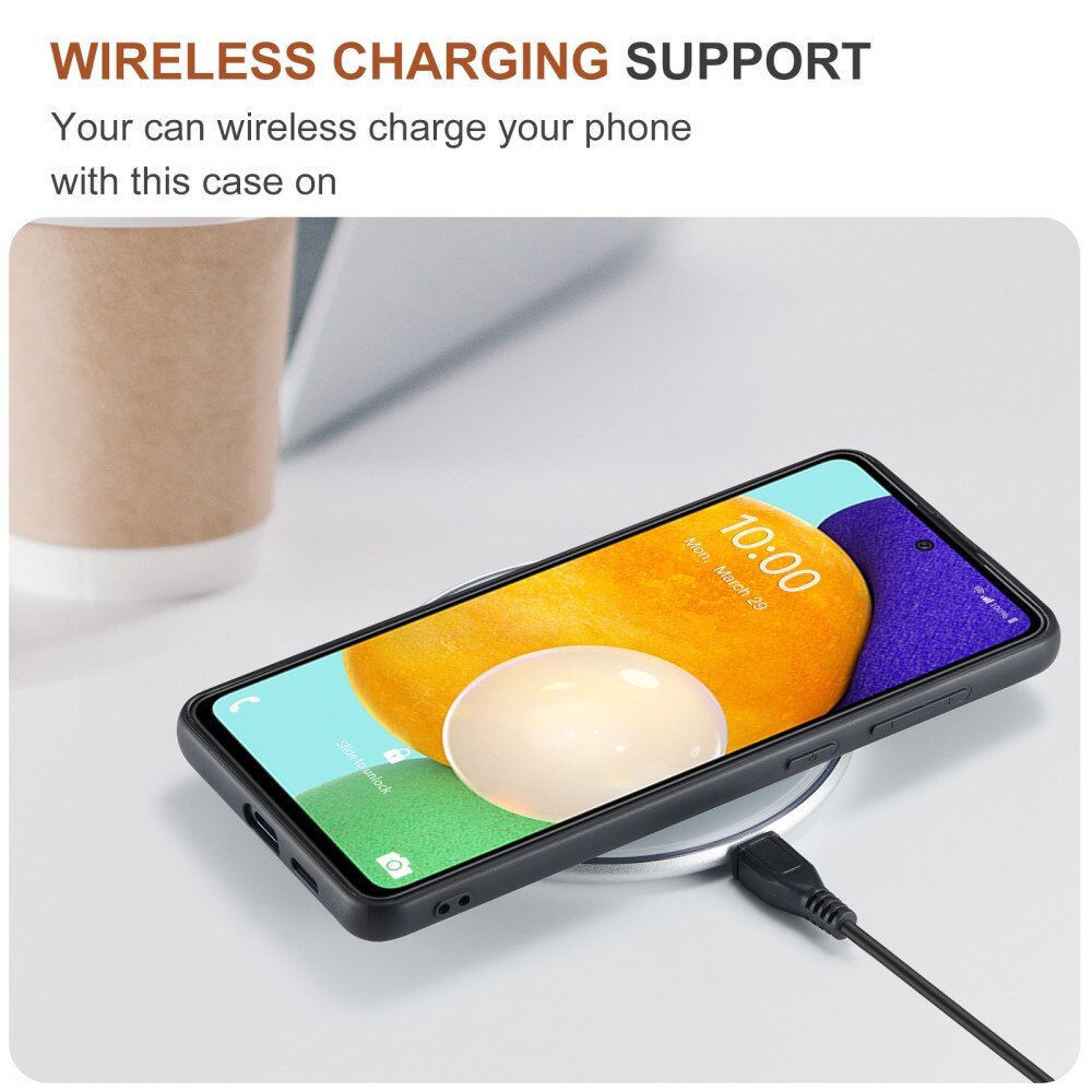 Coque Magnetic Card Slot Samsung Galaxy A53, Noir