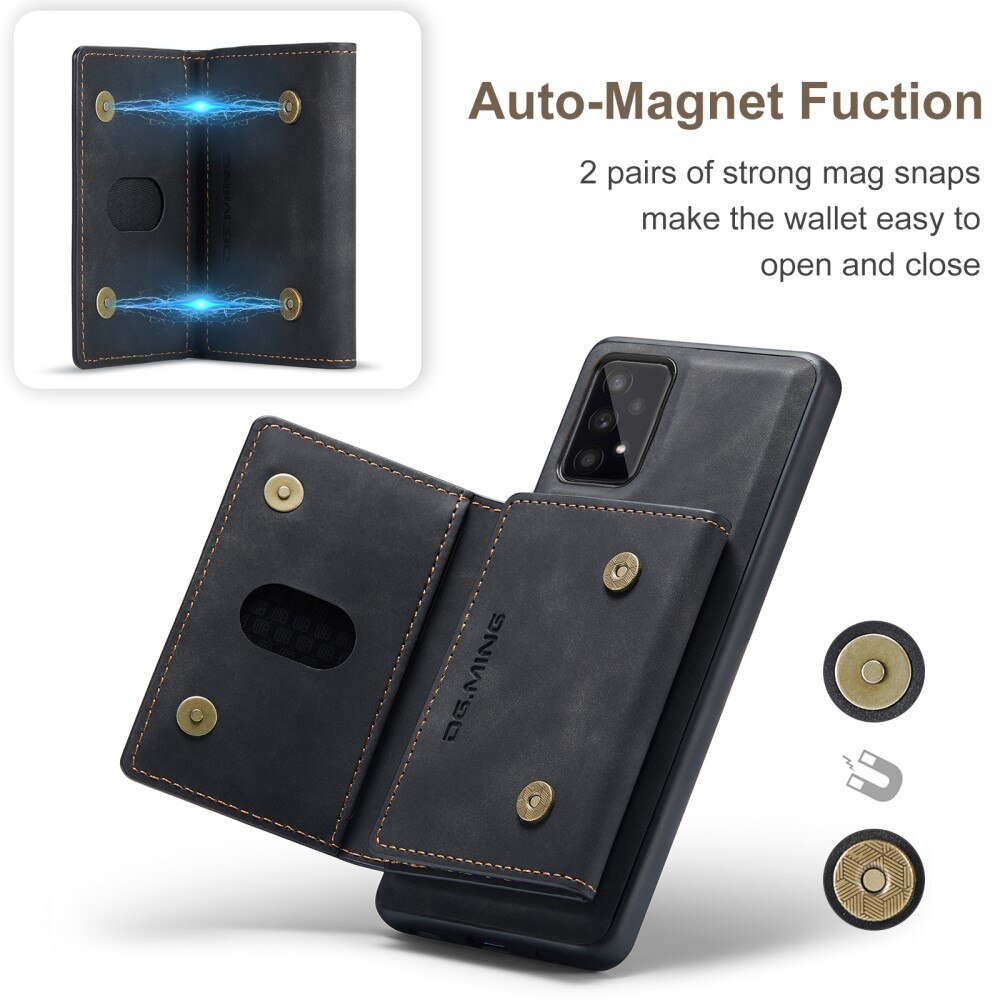 Coque Magnetic Card Slot Samsung Galaxy A53, Noir