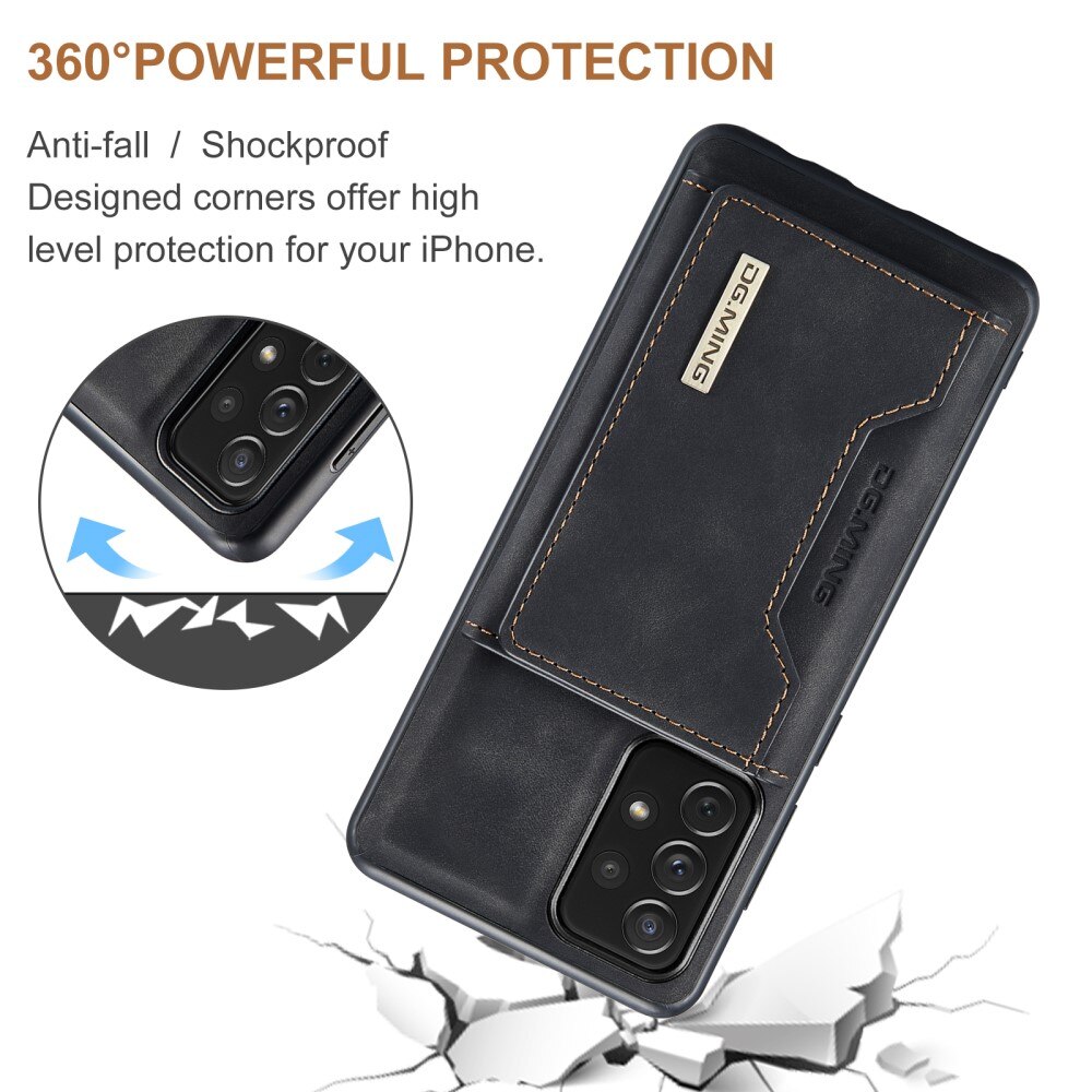 Coque Magnetic Card Slot Samsung Galaxy A33, Noir