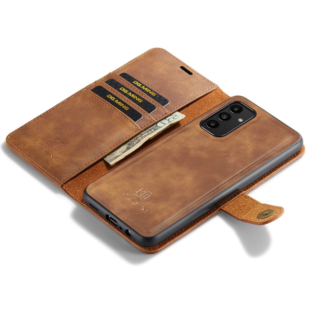 Étui portefeuille Magnet Wallet Samsung Galaxy A13, Cognac