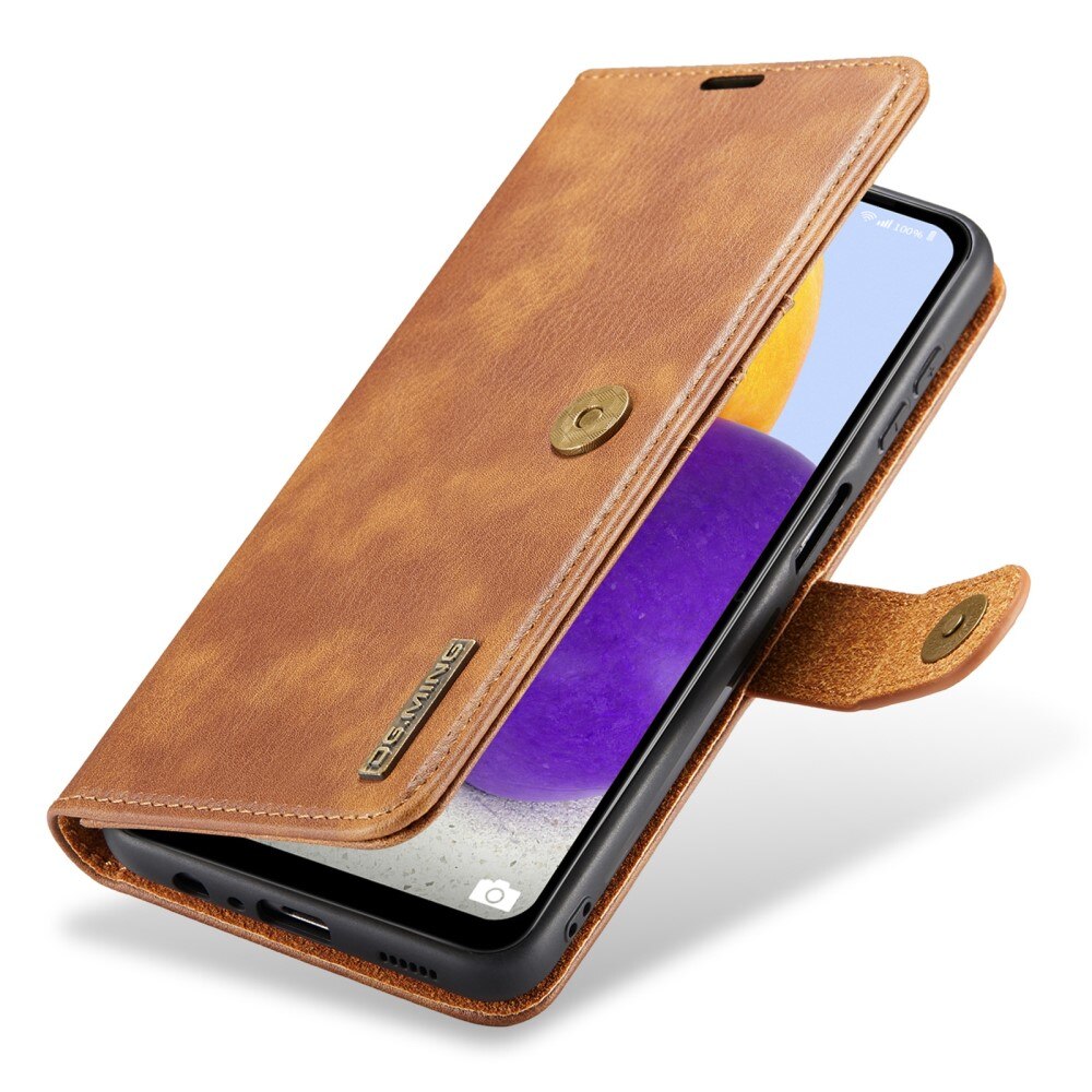 Étui portefeuille Magnet Wallet Samsung Galaxy A13, Cognac