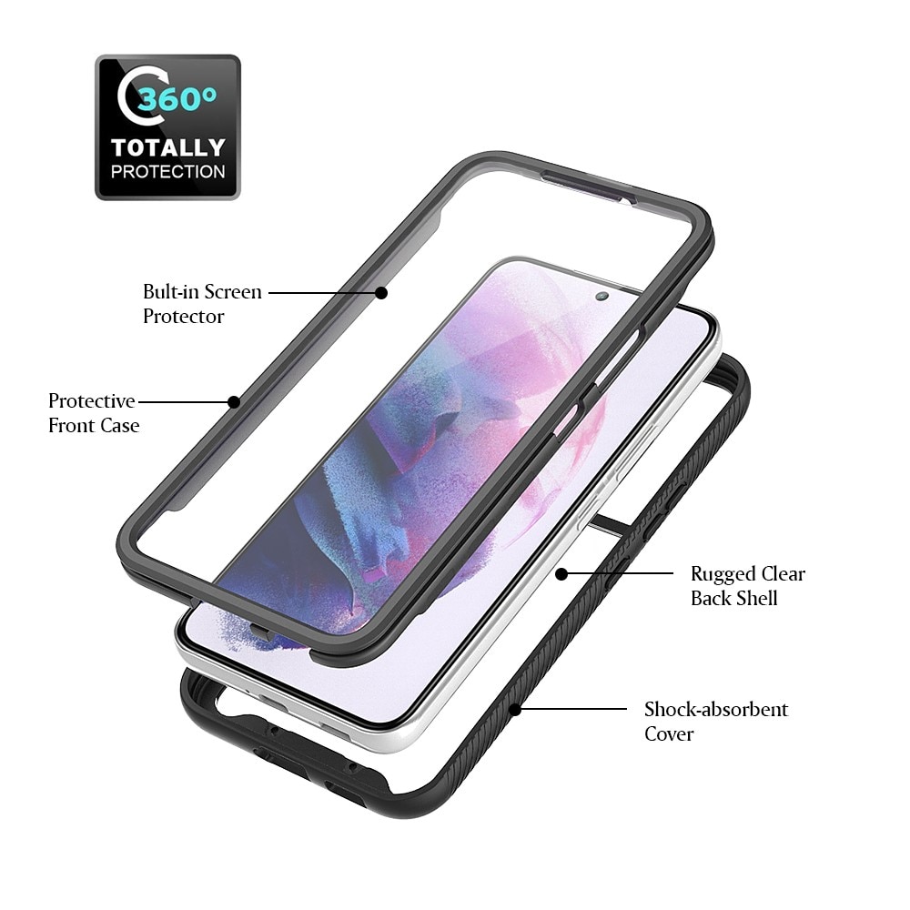 Coque Full Protection Samsung Galaxy S22, Noir