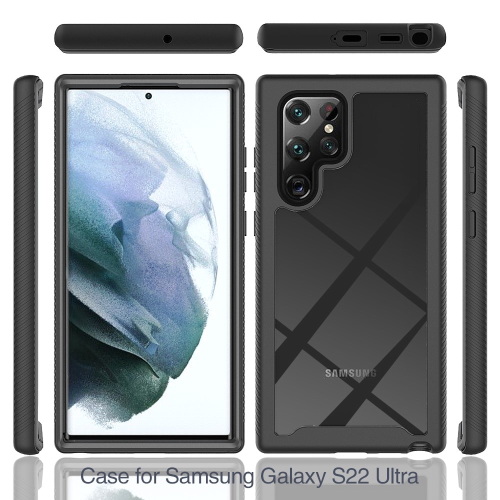 Coque de couverture complète Samsung Galaxy S22 Ultra Noir