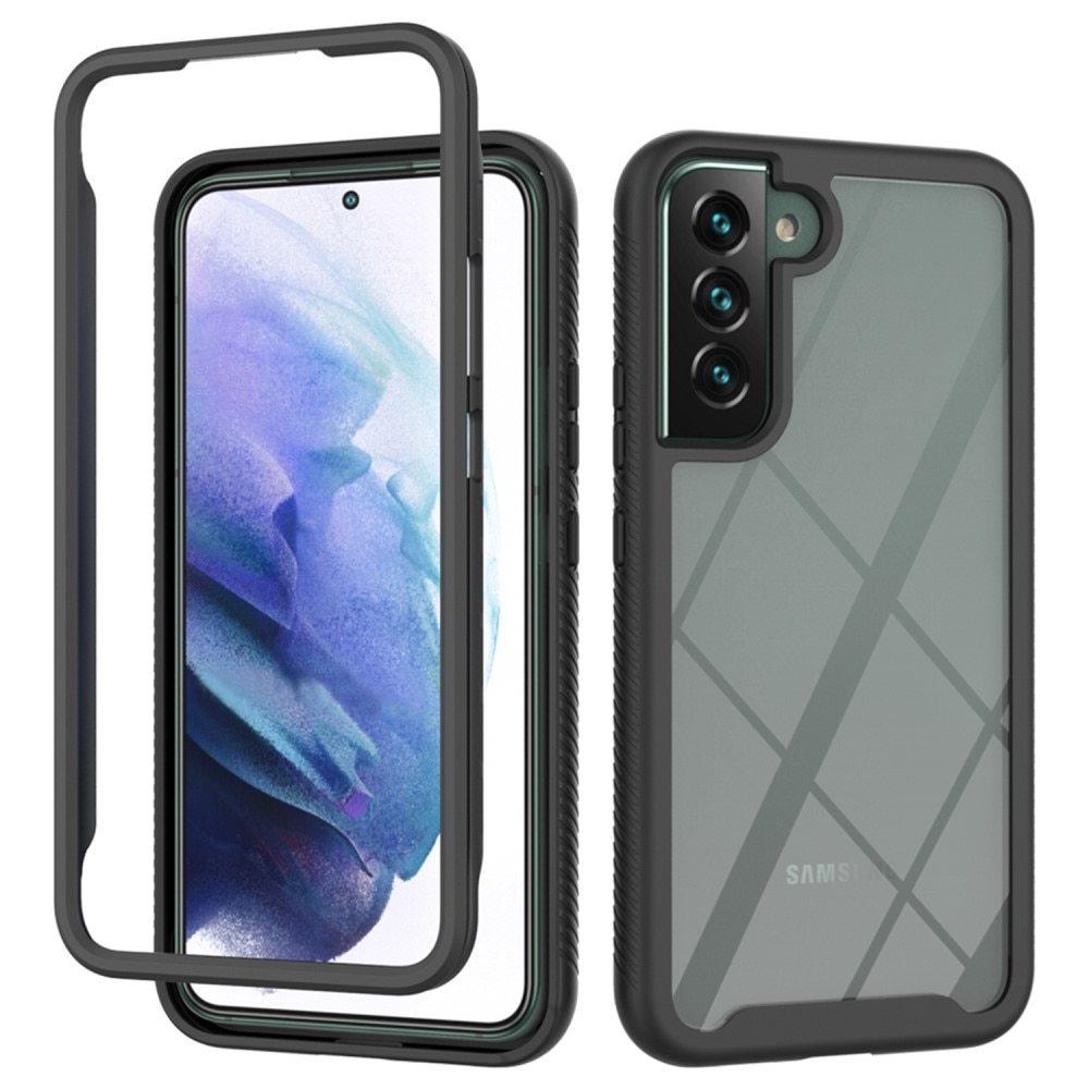 Coque de couverture complète Samsung Galaxy S22 Plus, Noir