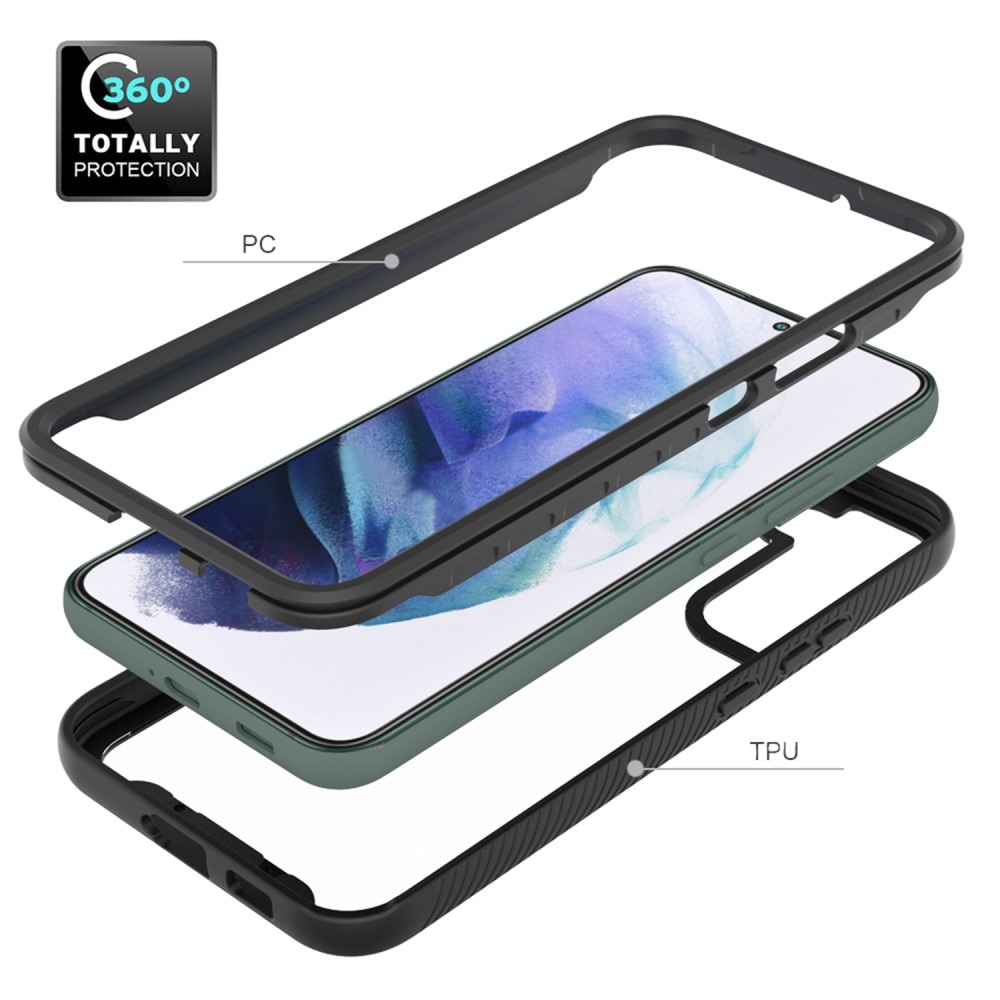 Coque de couverture complète Samsung Galaxy S22 Plus, Noir