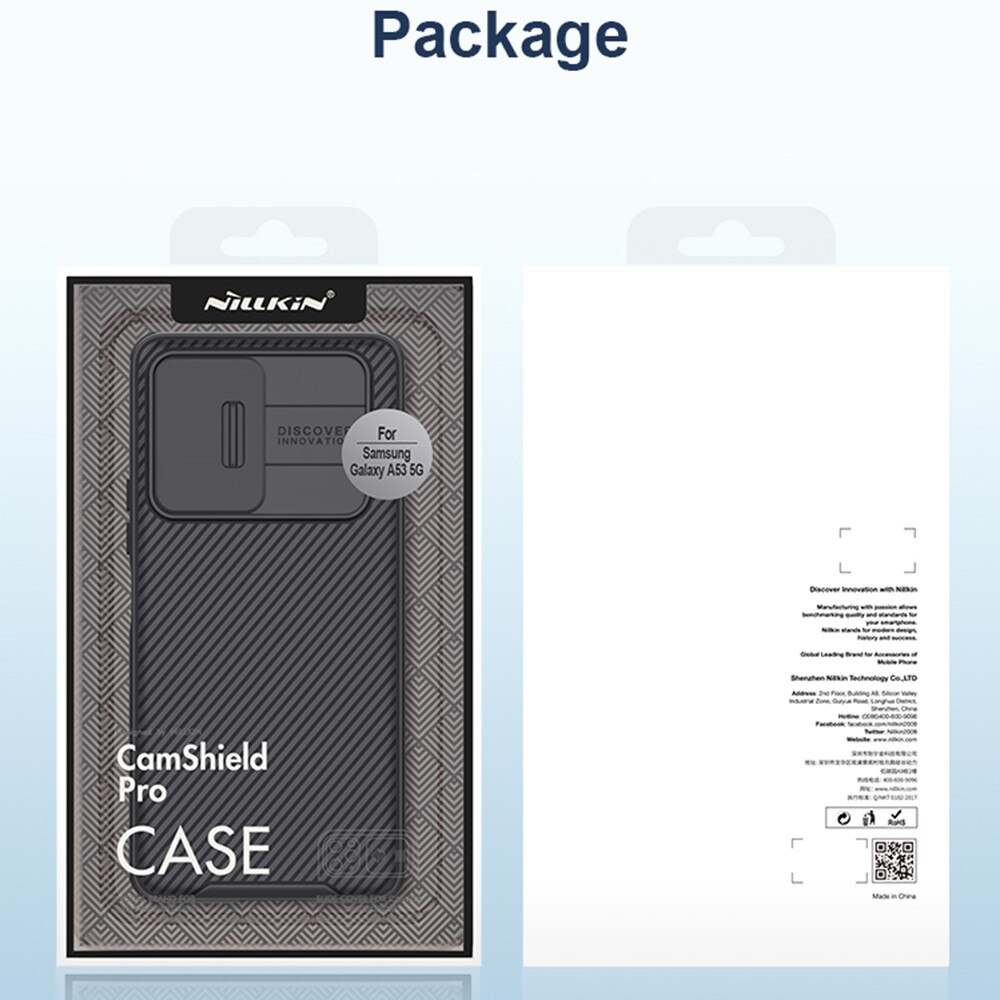 Coque CamShield Samsung Galaxy A53, Noir