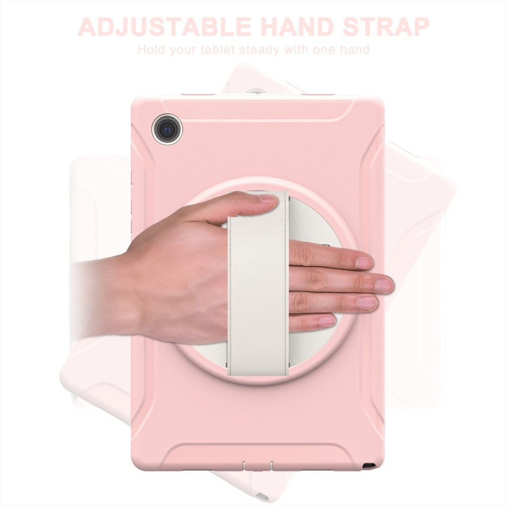 Coque hybride antichoc Samsung Galaxy Tab A8 10.5, rose