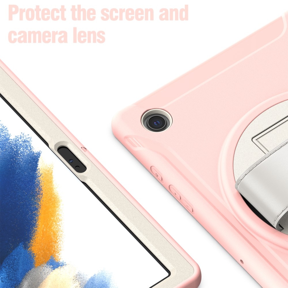 Coque hybride antichoc Samsung Galaxy Tab A8 10.5, rose