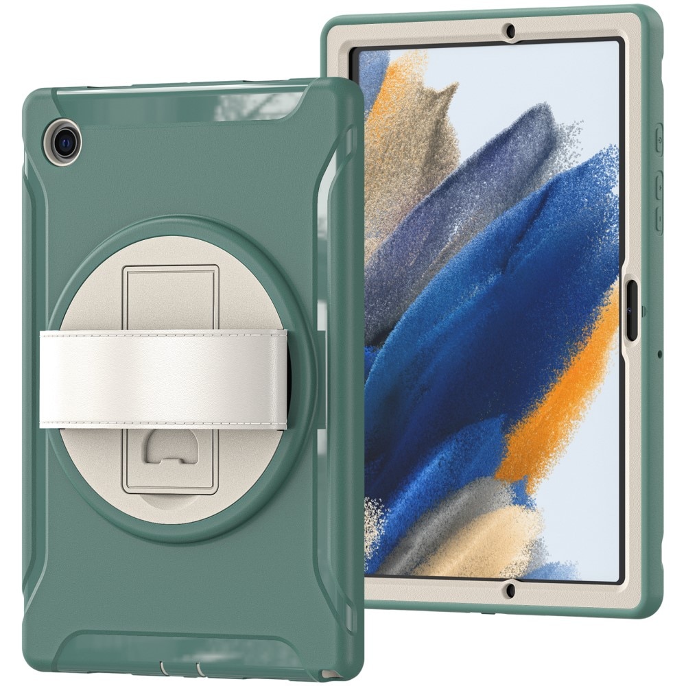Coque hybride antichoc Samsung Galaxy Tab A8 10.5, vert