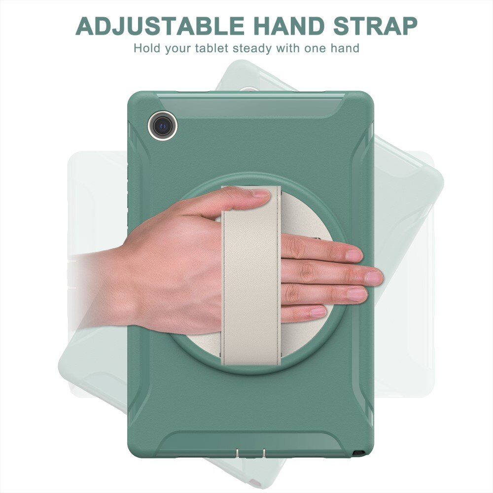 Coque hybride antichoc Samsung Galaxy Tab A8 10.5, vert