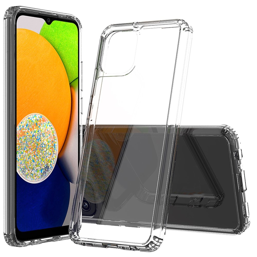 Coque hybride Crystal Hybrid pour Samsung Galaxy A03, transparent