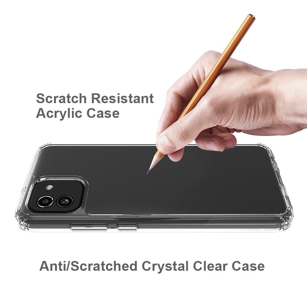 Coque hybride Crystal Hybrid pour Samsung Galaxy A03, transparent