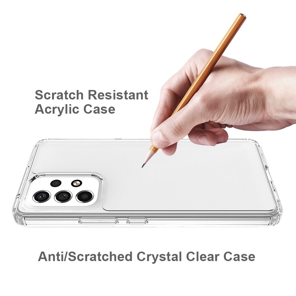 Coque hybride Crystal Hybrid pour Samsung Galaxy A53, transparent