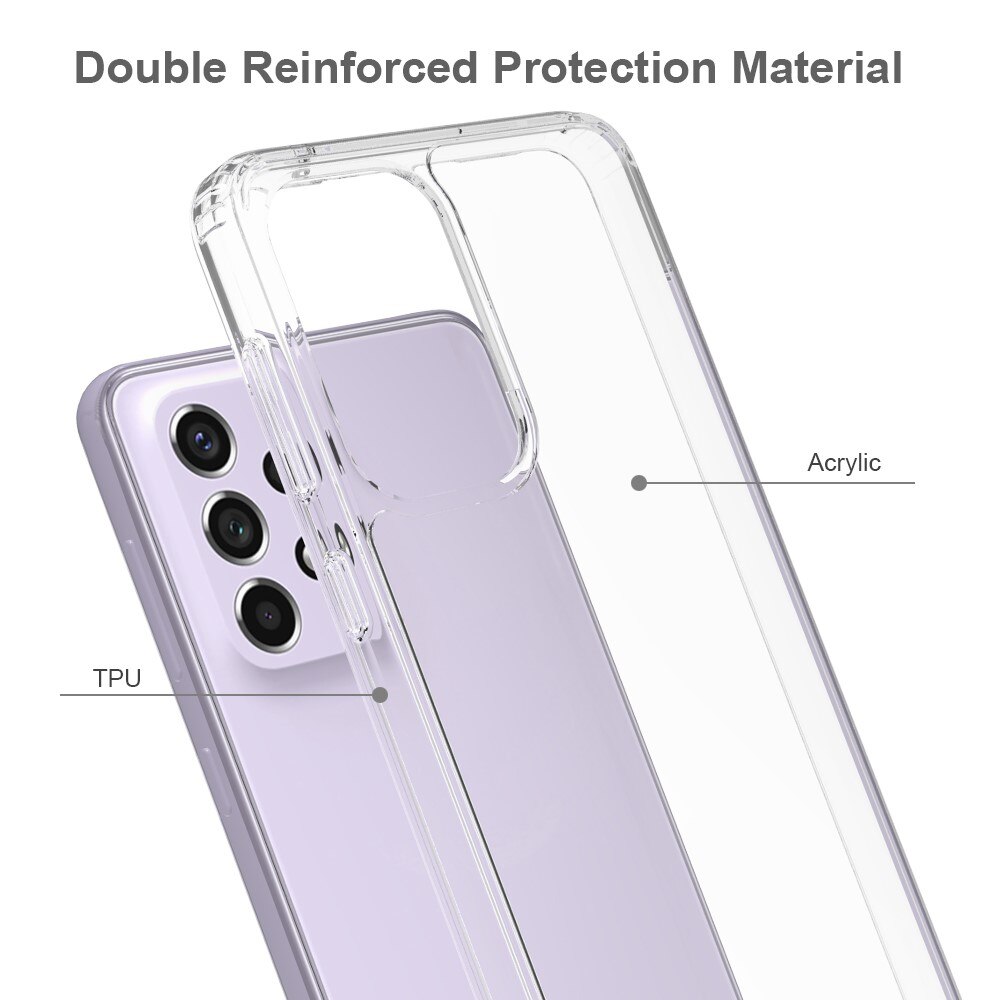 Coque hybride Crystal Hybrid pour Samsung Galaxy A33, transparent
