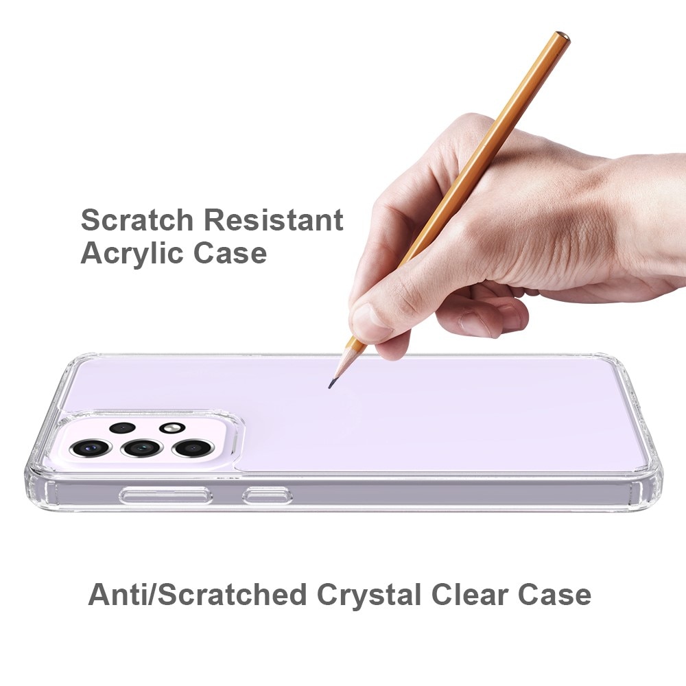 Coque hybride Crystal Hybrid pour Samsung Galaxy A33, transparent
