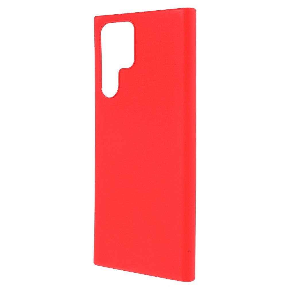 Coque TPU Samsung Galaxy S22 Ultra, Rouge