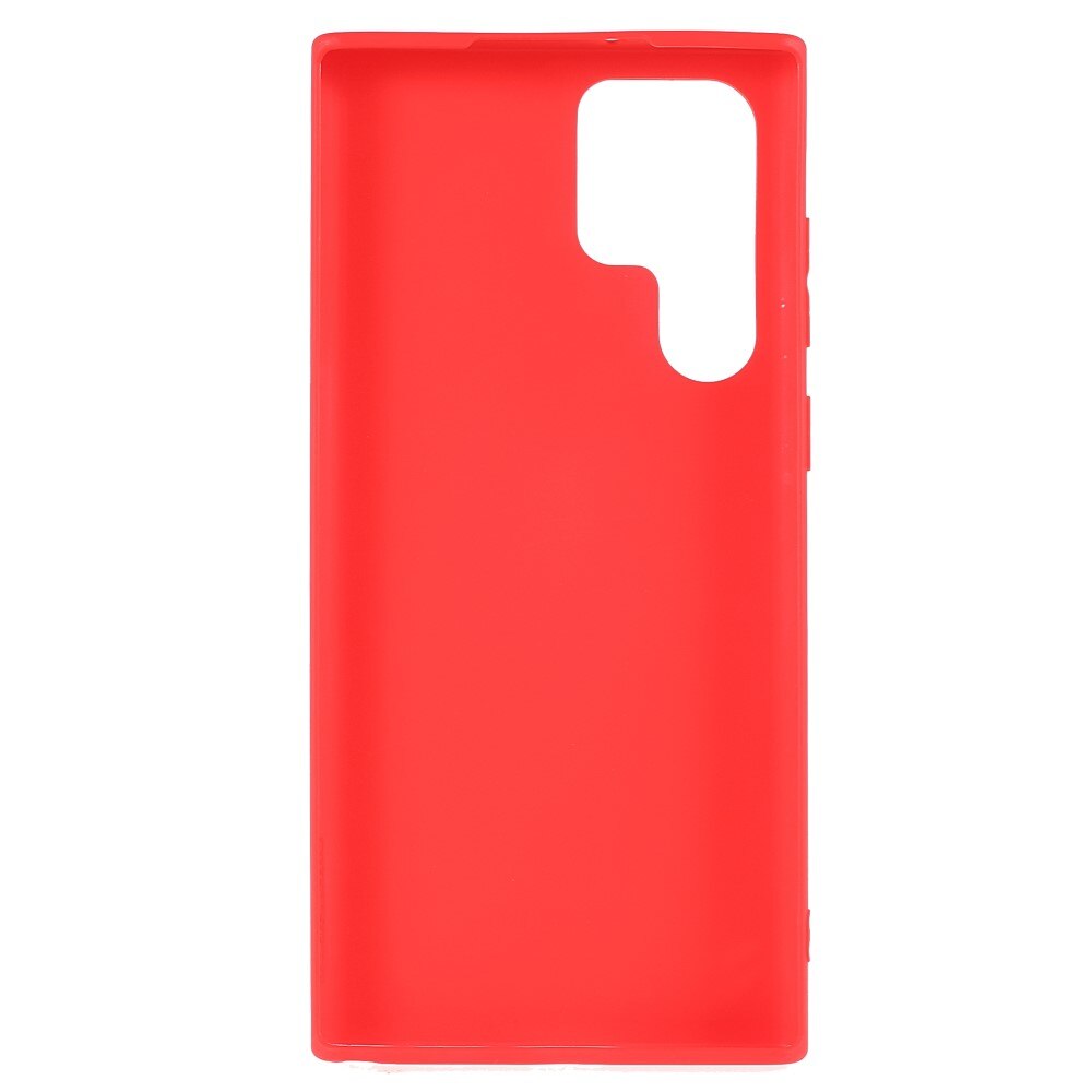 Coque TPU Samsung Galaxy S22 Ultra, Rouge