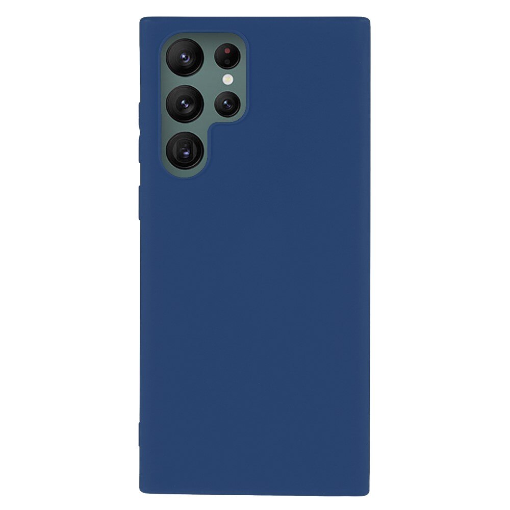 Coque TPU Samsung Galaxy S22 Ultra, Bleu