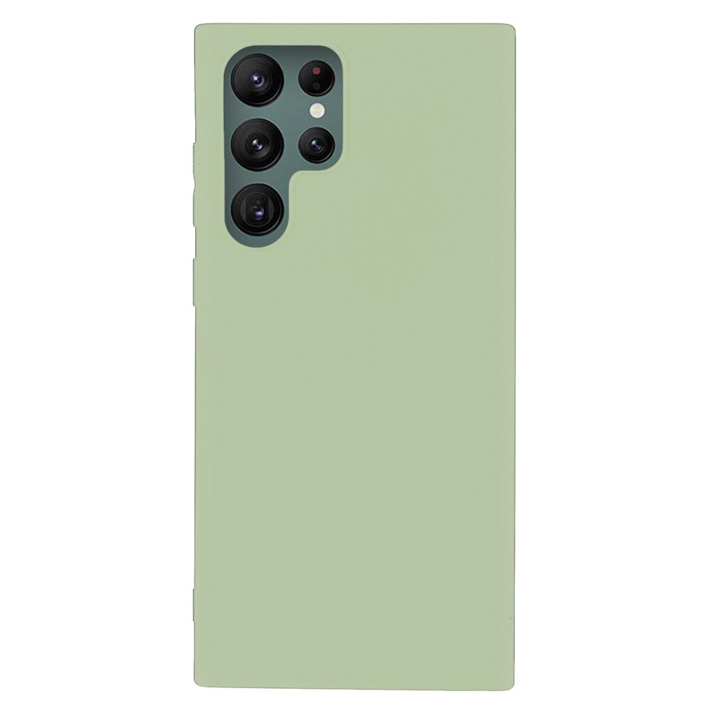 Coque TPU Samsung Galaxy S22 Ultra, Vert