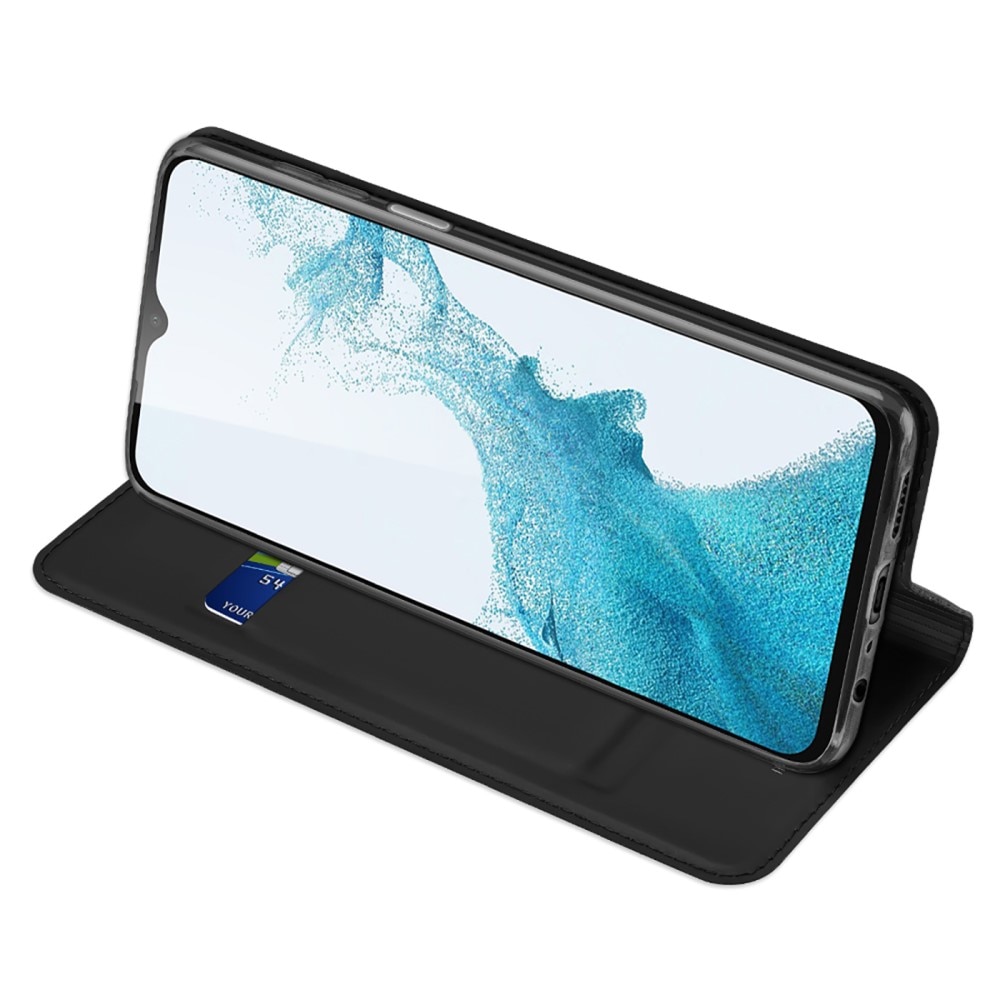 Étui portefeuille Skin Pro Series Samsung Galaxy A23, Noir
