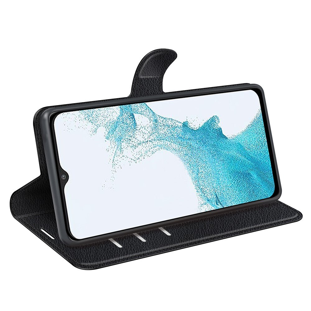 Coque portefeuille Samsung Galaxy A23, Noir