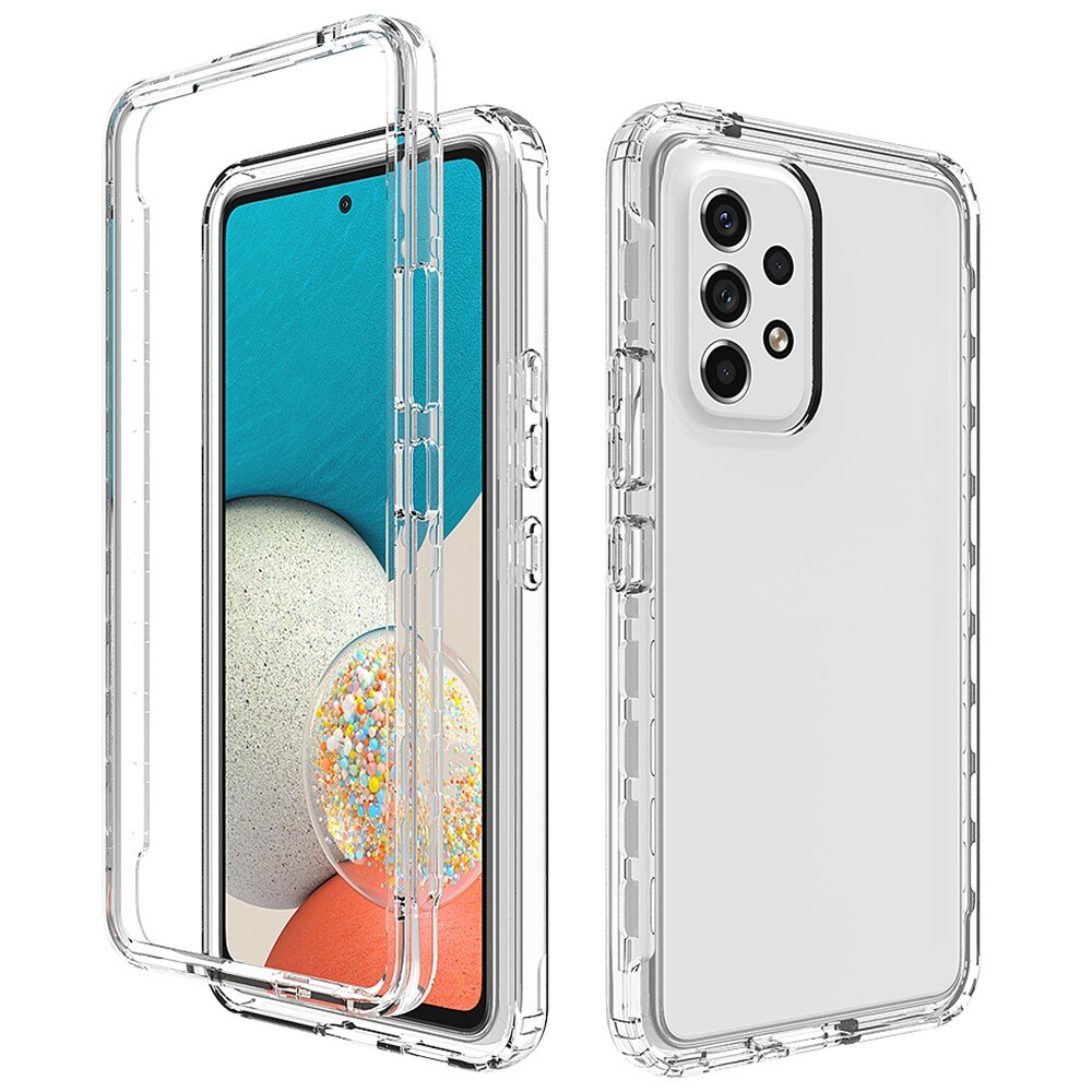 Coque de couverture complète Samsung Galaxy A53, Transparent