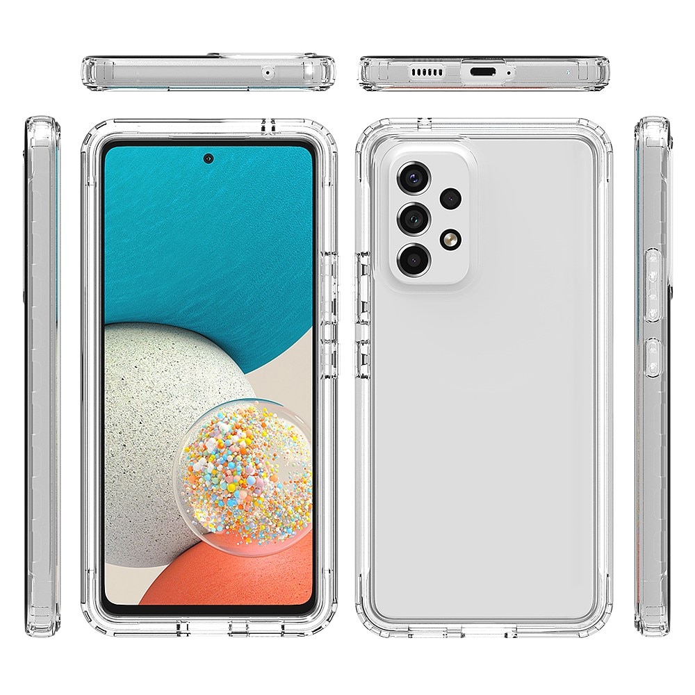Coque de couverture complète Samsung Galaxy A53, Transparent