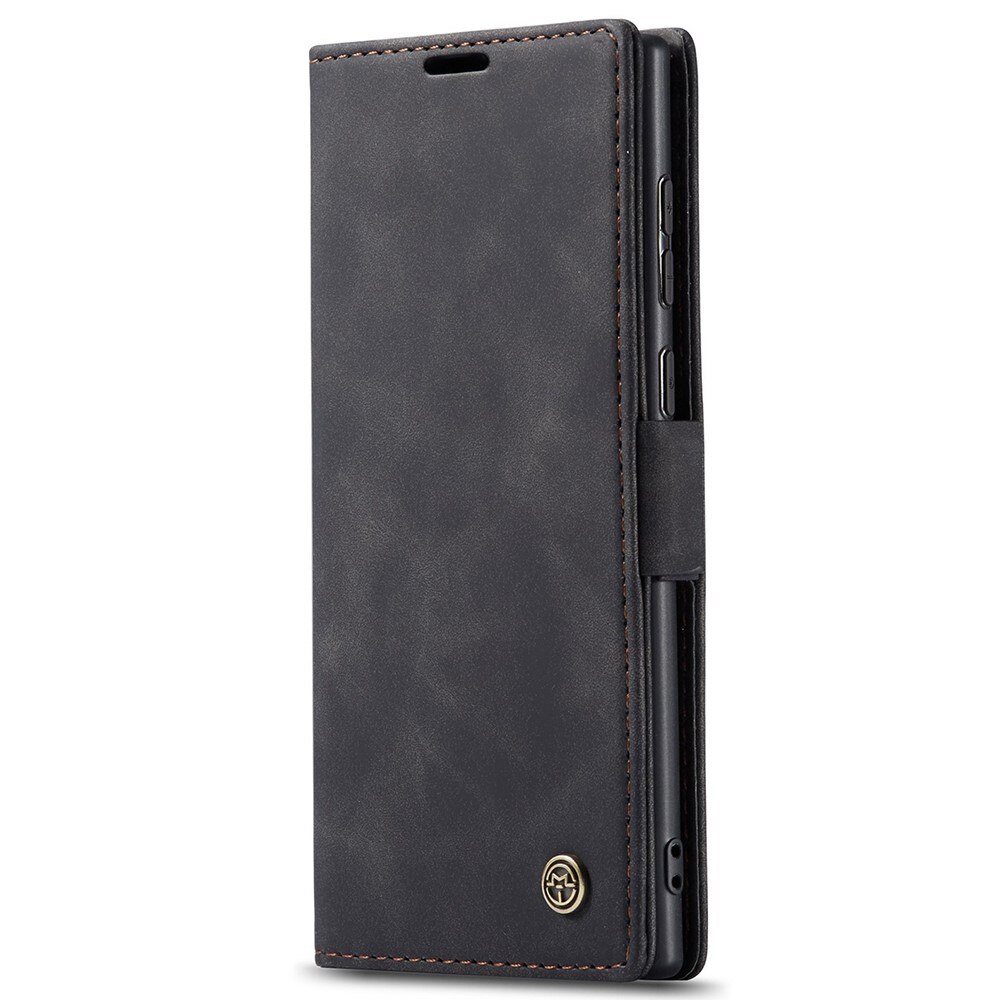 Étui portefeuille mince Samsung Galaxy S22 Ultra, Noir