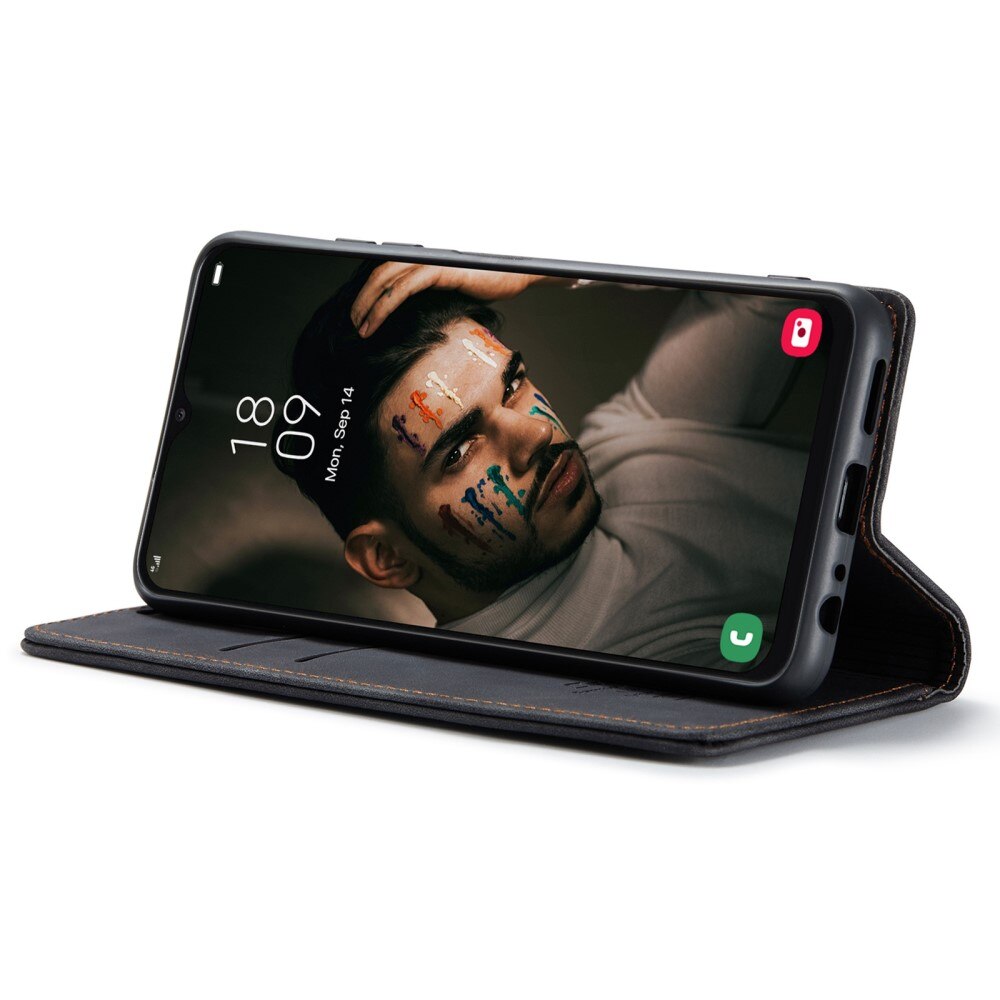 Étui portefeuille mince Samsung Galaxy A13, Noir