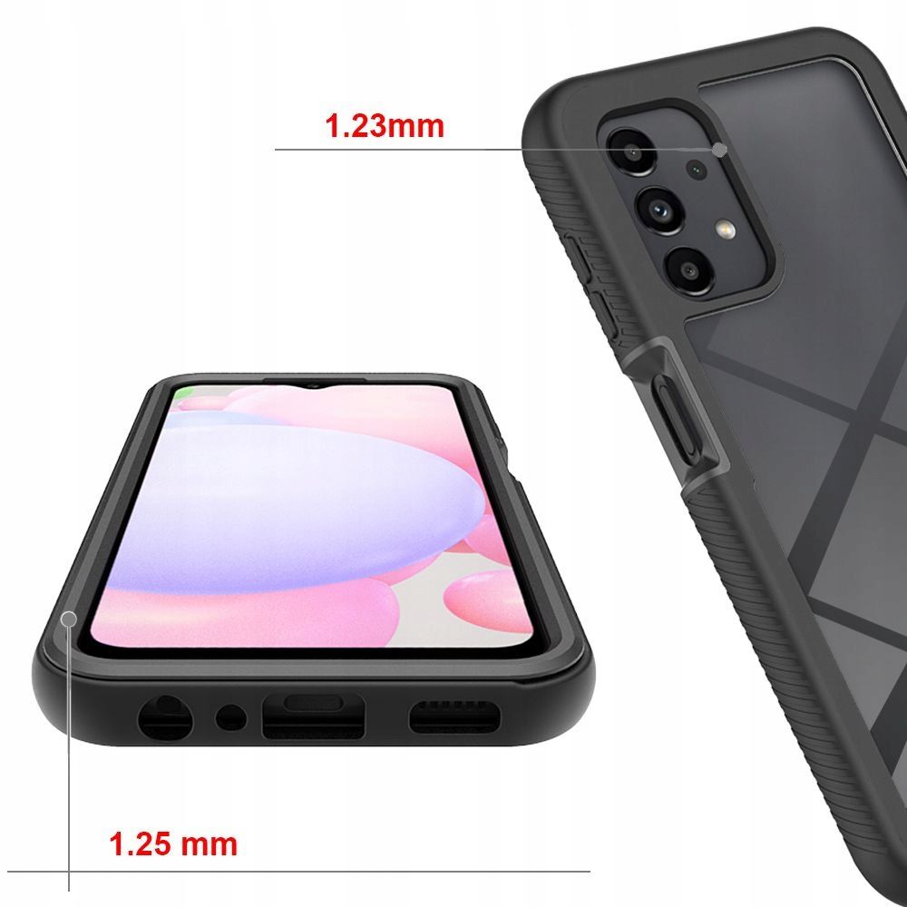 Coque Full Protection Samsung Galaxy A23, Noir