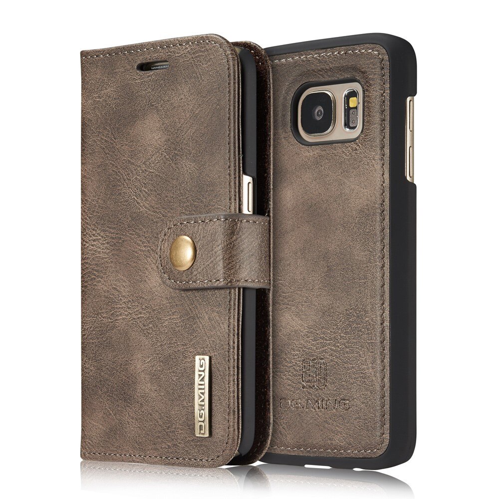 Étui portefeuille Magnet Wallet Samsung Galaxy S7, Marron
