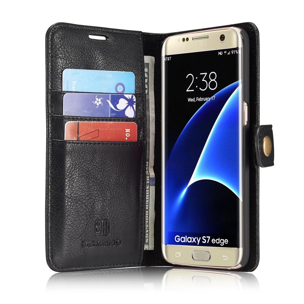 Étui portefeuille Magnet Wallet Samsung Galaxy S7 Edge, Black