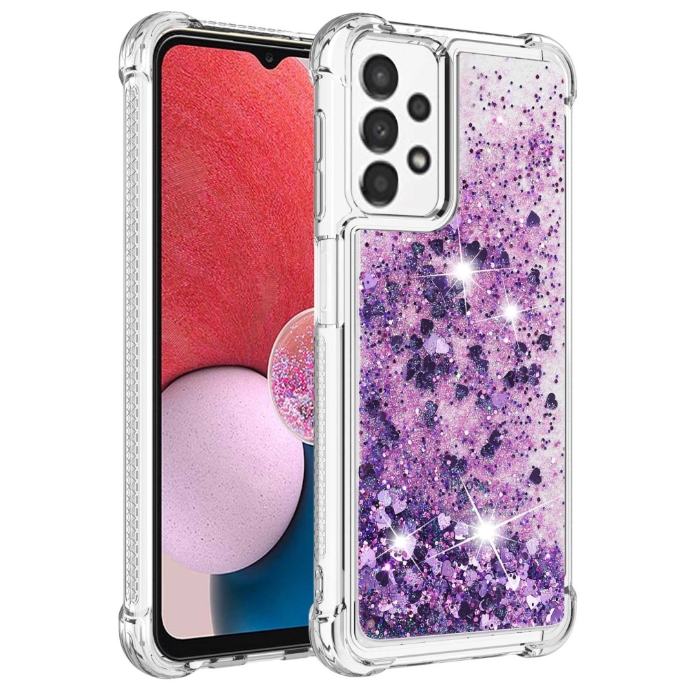 Coque Glitter Powder TPU Samsung Galaxy A13 Violet