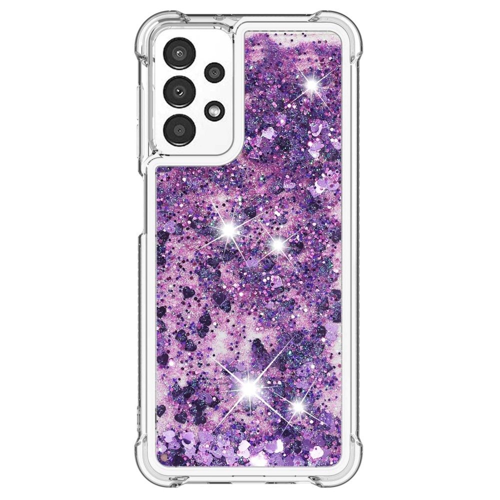 Coque Glitter Powder TPU Samsung Galaxy A13 Violet