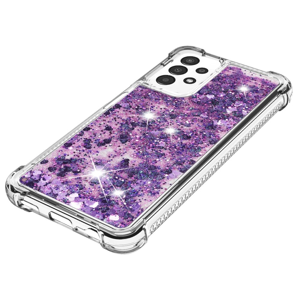 Coque Glitter Powder TPU Samsung Galaxy A13 Violet