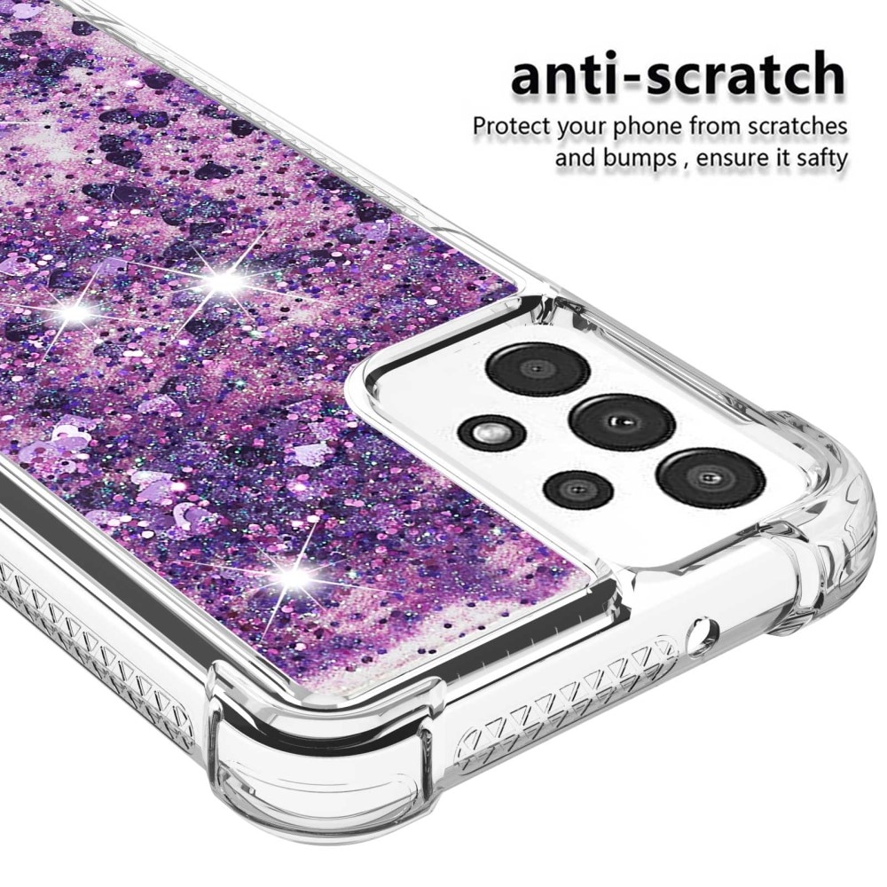 Coque Glitter Powder TPU Samsung Galaxy A13 Violet