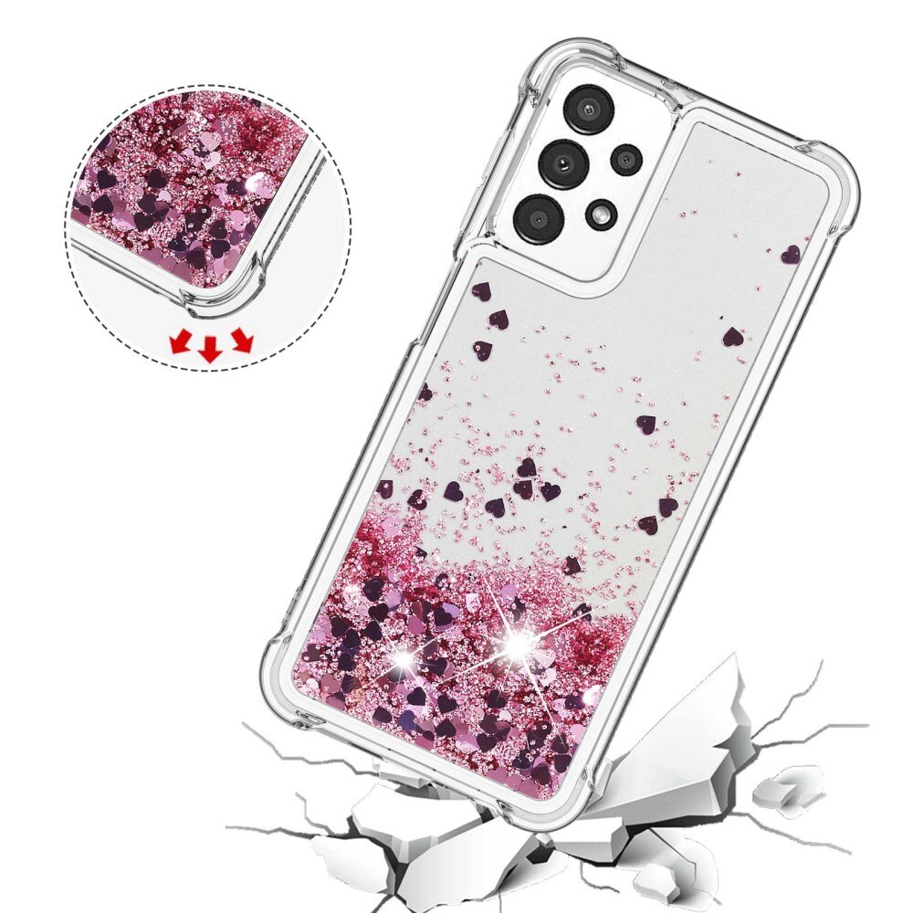 Coque Glitter Powder TPU Samsung Galaxy A13 Rose