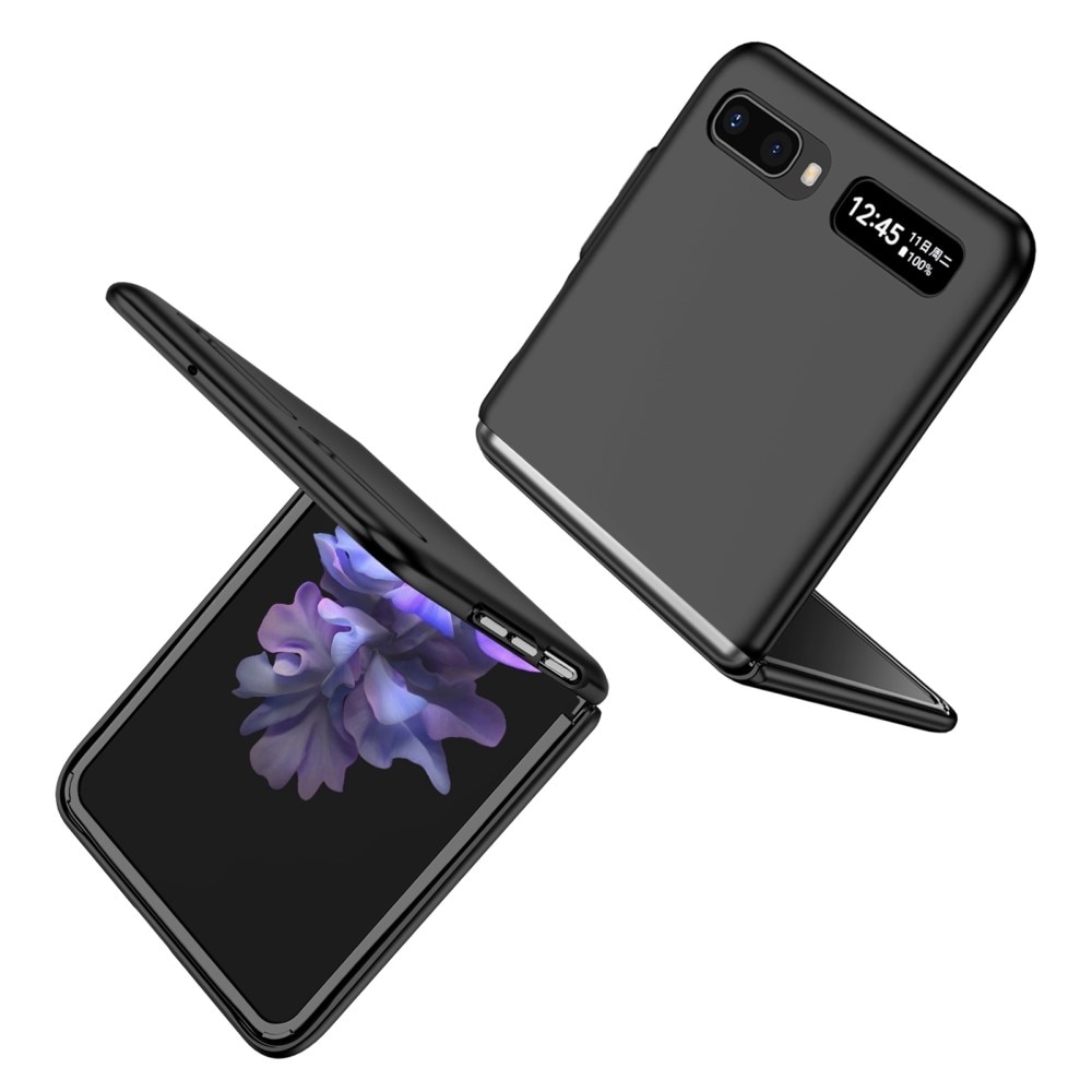Coque magnétique avec porte-bague Samsung Galaxy Z Flip Noir