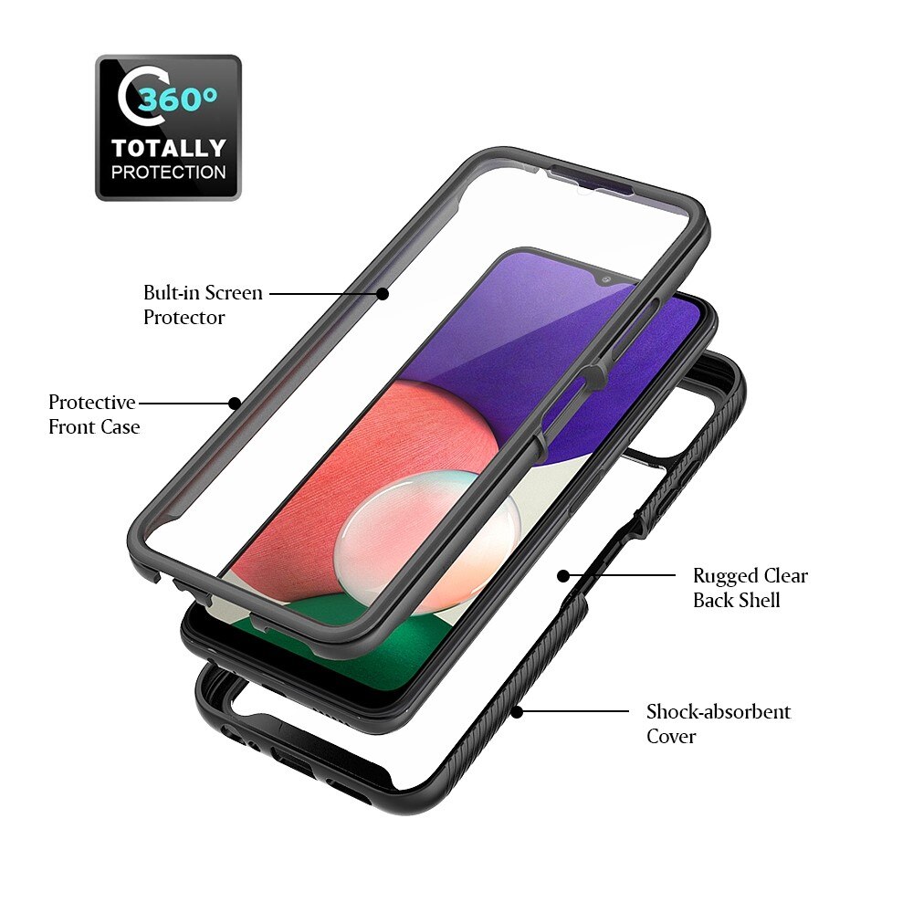 Coque Full Protection Samsung Galaxy A22 5G, Noir