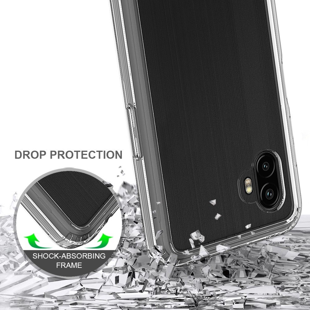 Coque hybride Crystal Hybrid pour Samsung Galaxy Xcover 6 Pro, transparent