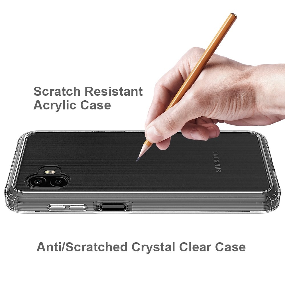 Coque hybride Crystal Hybrid pour Samsung Galaxy Xcover 6 Pro, transparent