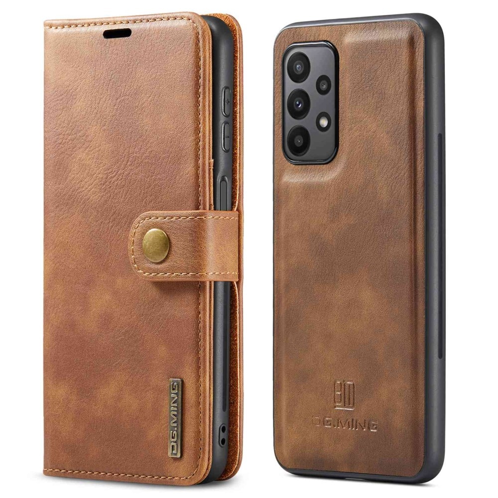 Étui portefeuille Magnet Wallet Samsung Galaxy A23, Cognac