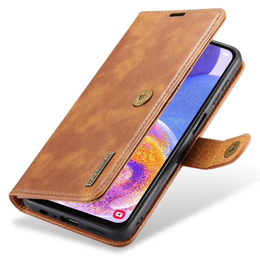 Étui portefeuille Magnet Wallet Samsung Galaxy A23, Cognac