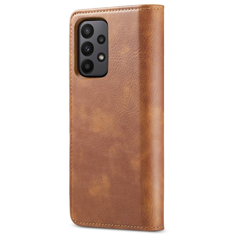 Étui portefeuille Magnet Wallet Samsung Galaxy A23, Cognac