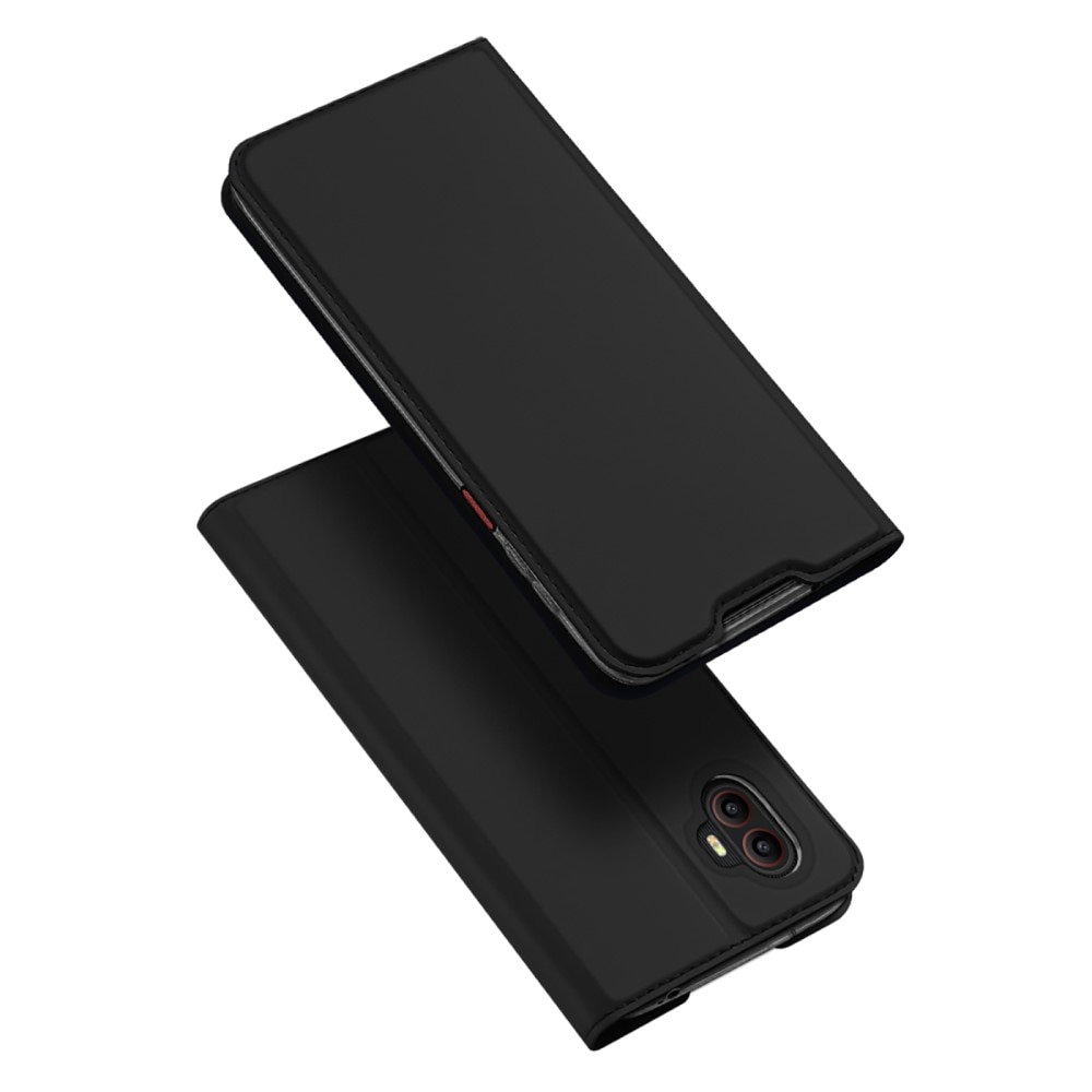 Étui portefeuille Skin Pro Series Samsung Galaxy Xcover 6 Pro, Noir