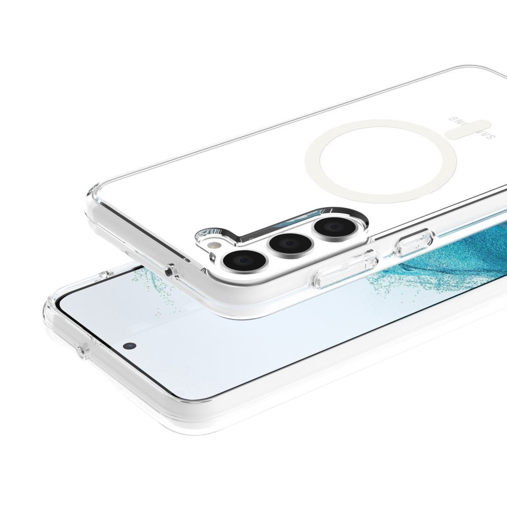 Coque hybride MagSafe Samsung Galaxy S23 transparent
