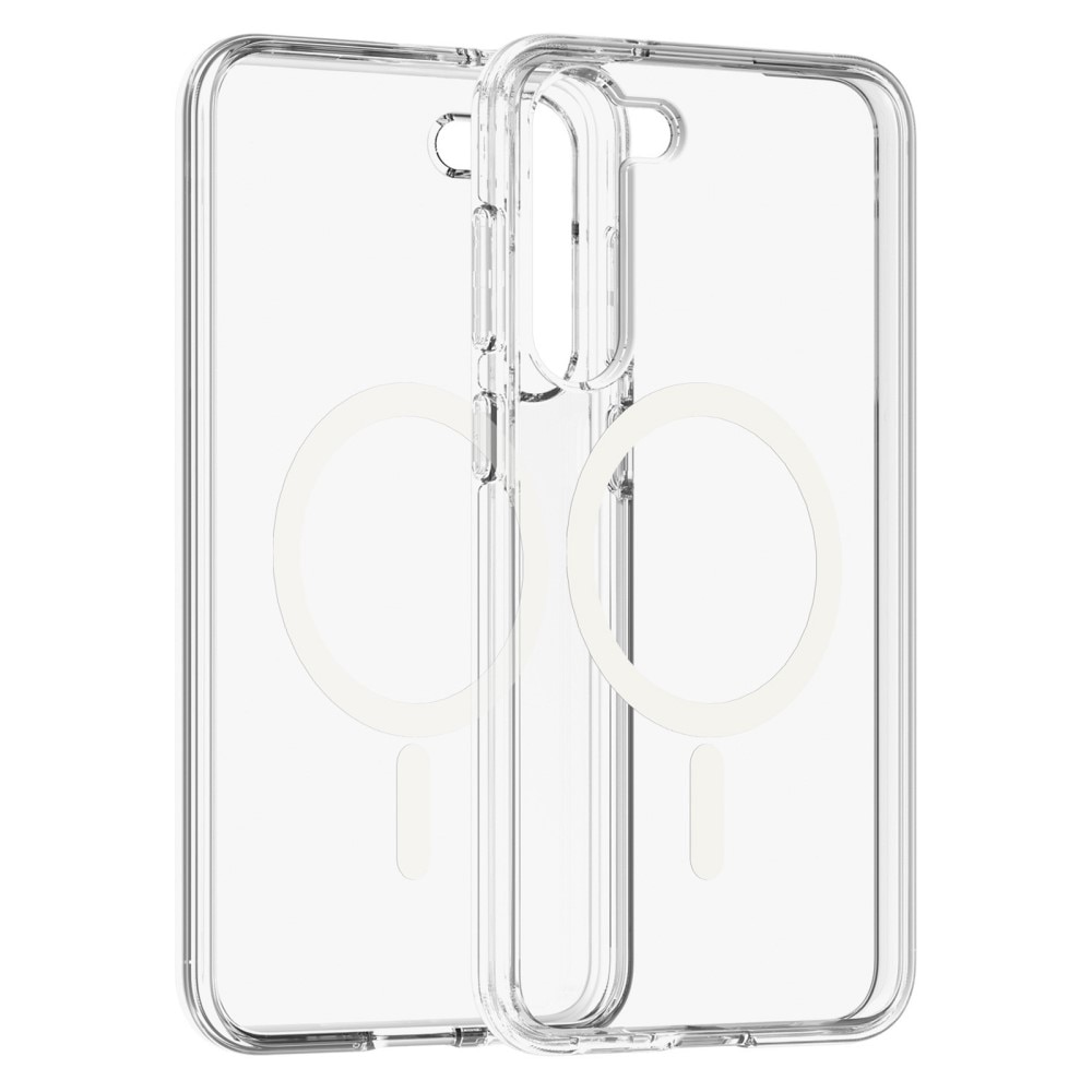 Coque hybride MagSafe Samsung Galaxy S23 Plus transparent