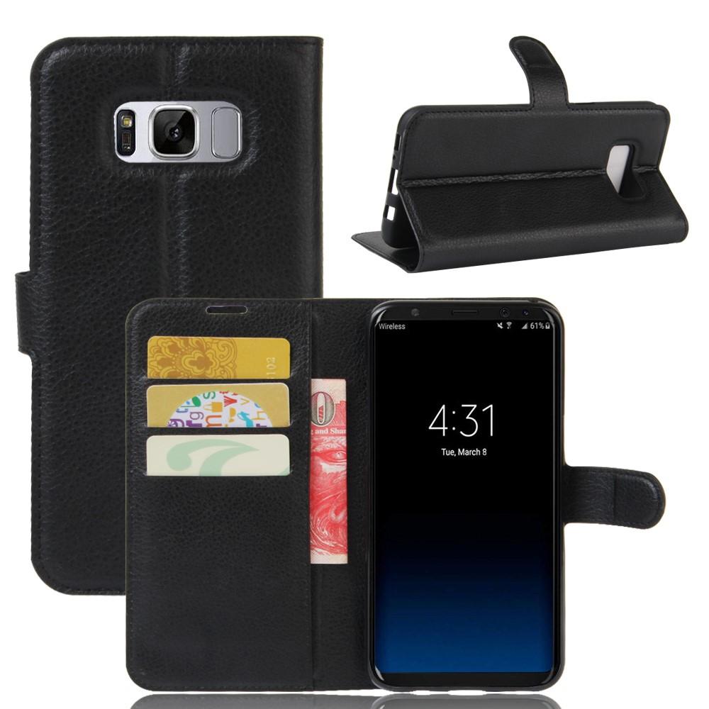 Coque portefeuille Samsung Galaxy S8 Plus Noir